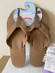 Rainbow Sandals women Size 10 dark brown NEW - Picture 1 of 5