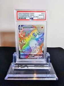 Pokémon Champion's Path Charizard VMAX Secret Full Art - PSA 10 - Picture 1 of 2