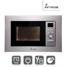 2. Wahl 60cm Einbau-Mikrowelle, 20 Liter, Grill, Automatik, Edelstahl, LED