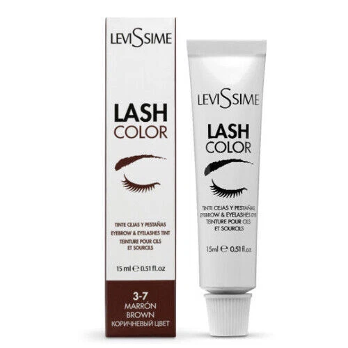 Lash Color Long Lasting Eyelashes  -  Brow Tint Dye Levissime | 15 ml UK Seller - Image 1 of 1