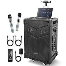 3-Way Portable PA System with Wireless Microphones,10'' subwoofer GTSK10-3