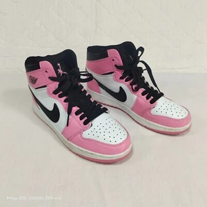 Nike Air Jordan 1 Retro High Og Gg Valentines Day Black White Pink Size UK 5.5 - Picture 1 of 12
