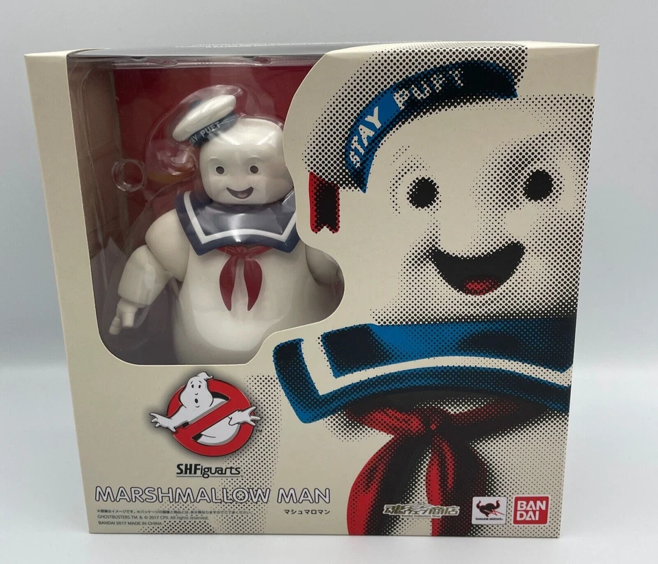 S.H.Figuarts Marshmallow Man Ghost Busters Figure Tamashii Web BANDAI Japan - Immagine 1 di 4