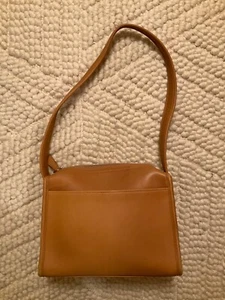 Vintage Coach Saddle Tan  Leather Satchel Aero Legacy C9 Z-9053 - Picture 1 of 8