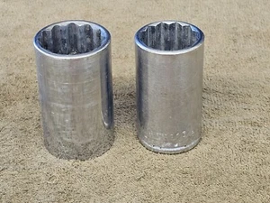 2 Armstrong Socket 1-1/2" 13-348 1-3/8" 1244 Deep Well Sae 3/4 Drive Automotive - Picture 1 of 11