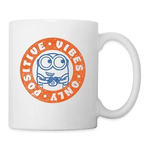 Minions Merch Bob Positive Vibes Coffee/Tea Mug, One Size, white - Picture 1 of 4