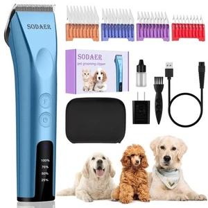 Professional Animal Pet Dog Cat and Horse Cordless Hair Clipper Grooming Kit ... - Bild 1 von 6