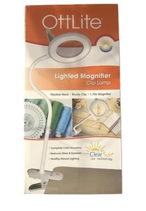 NEW OttLite Lighted Magnifier LED Clip-On FREE SHIPPING! - Picture 1 of 4