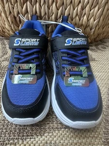 S Sport By Skechers Light Up Kids' Double Ace Sneakers - Blue Size-13 - Picture 1 of 14
