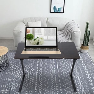(Noyer Foncé)Portable Hauteur Réglable Ordinateur Portable Stand Bureau Lit OB - Zdjęcie 1 z 8