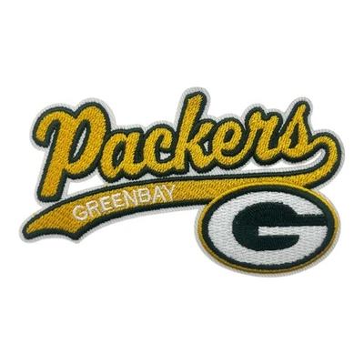 EVERPATCH Green Bay Packers NFL Logo Iron On Embroidered Patch Badge 4x2 Collectible