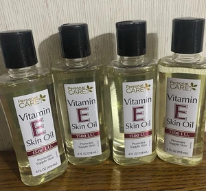 4btls. Vitamin E Hautöl, 1500 I.E., Fördert geschmeidige Haut, 4 Unzen Jeweils - Bild 1 von 1