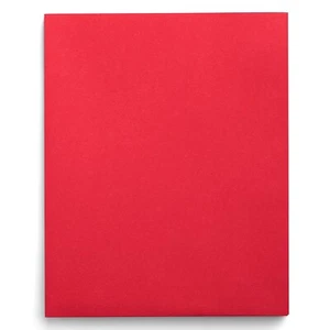 Staples School Grade 2 Pocket Folder Red 25/Box 27532-CC - Picture 1 of 4