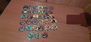 Lot Of Teenage Mutant Ninja Turtles Circle Toys Greek Cards-Used-See Photos/Desc - Picture 1 of 5