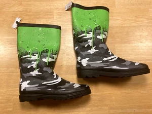 NEXT Gummistiefel Graffiti Camouflage Tarn grün Jungen Gr. 41 *NEU mit Etikett* - Bild 1 von 6
