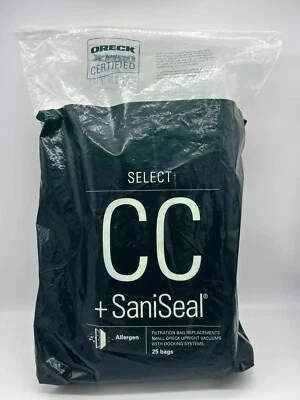 Oreck AK1CC25A CC SaniSeal Allergen Filtration Vacuum Cleaner Bags 24 Genuine - Image 1 of 4