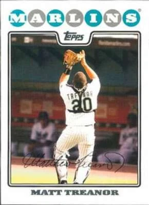 2008 Topps Update #UH75 Matt Treanor Marlins  - Image 1 of 2