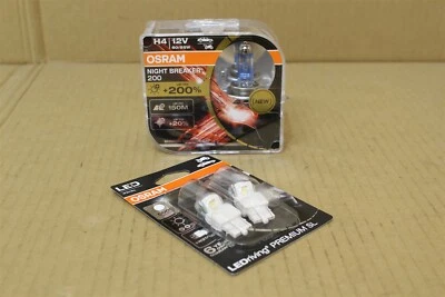 VW Caddy MK4 2015> Osram H4 Headlight Bulb Upgrade Kit Nightbreaker Laser & LED - Image 1 of 3