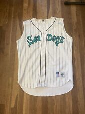 Paul McCurtain Game Used Portland Sea Dogs Home White Jersey Marlins