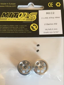 Mitoos M022 Léger Forés Course Roues x2 16.7x 9mm Neuf - Photo 1 sur 1