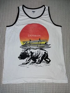 OLD NAVY Boys California White Tank Top Size XL (14-16) - Picture 1 of 5