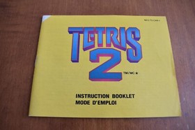 Tetris 2 Nintendo NES Manual Only