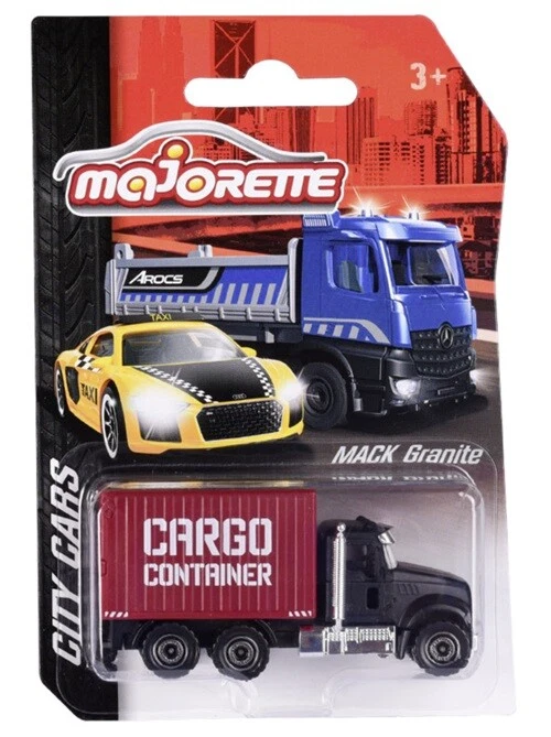 Majorette 212057500 - City Auto - Mack Granite - Cargo Container - Nuovo - Immagine 1 di 1