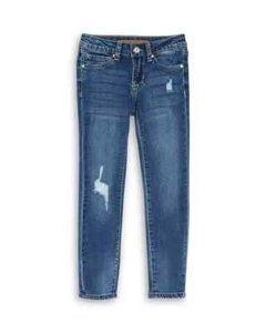 Joe's Jeans the Markie Ankle Mid-Rise Skinny Jeans Girls 16 Dark Wash Button Zip - Picture 1 of 17