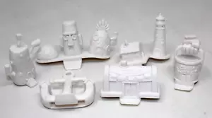 Spongebob SquarePants The Game of Life Replacement 6 Buildings 2005 - Imagen 1 de 1