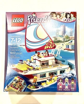 LEGO Friends Sunshine Catamarán (41317) Nuevo Sellado Barco Dolphin Beach Olivia Foto 1 de 4