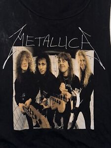 Vintage Metallica Men’s Cut Tank Top T Shirt 2 XL Black Prop