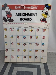 Walt Disney World Assignment Board Vintage 12x15 Inch - Picture 1 of 9