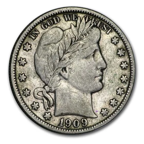 1909-S Barber Half Dollar XF - SKU#187142 Cover