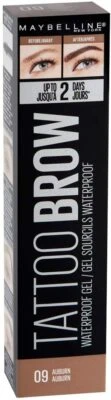 Maybelline Tattoo Brow Waterproof Gel 5 ml - 09 Auburn - New - Image 1 of 4