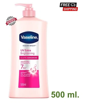 Loción Corporal Vaselina Saludable Brillante UV Extra Iluminadora Gluta Ceramida 500 ml Foto 1 de 4