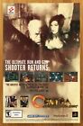 2002 Contra: Shattered Soldier PS2 Vintage Druk Reklama / plakat Oficjalna sztuka promocyjna