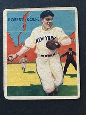 1934-36 DIAMOND STARS #104 ROBERT ROLFE SET BREAK