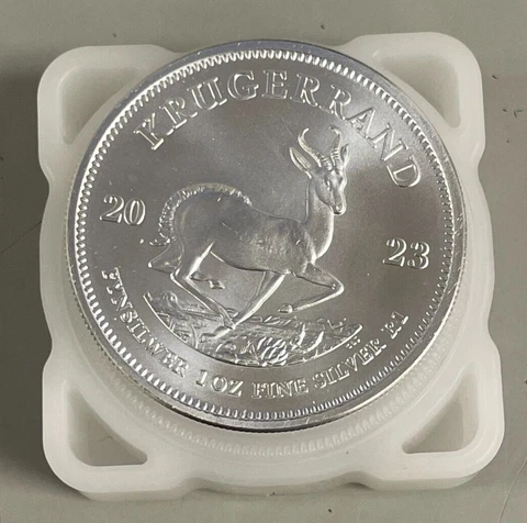 Silver 2023 South Africa Silver Krugerrand 1 oz 1 Rand coin Cover