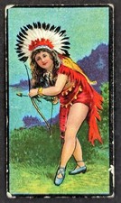 Vintage 1903 Girls in Costumes British American T440 Tobacco Card