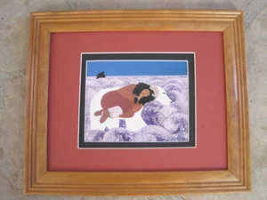 Sonja Wold OCEAN OF DREAMS Alaskan    DOUBLE MATTED, framed 8x10 print - Picture 1 of 3