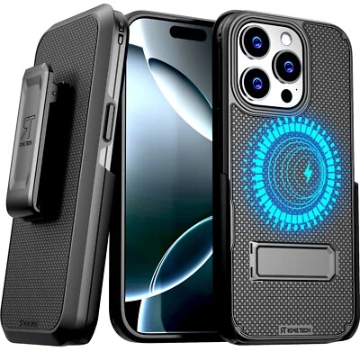 Case For Apple iPhone 16 Pro Max 16 Plus 16 Pro Magsafe Holster Phone Belt Clip - Image 1 of 4