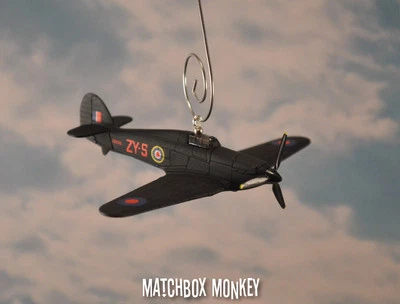 RAF WWII Hawker Hurricane MkII One Prop Adorno de Navidad Avión MkIIC Date prisa Foto 1 de 4