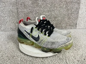 Nike Air VaporMax Flyknit 3 Sneakers Mens 12 Lace Up Low Top Swoosh Logo Gray - Picture 1 of 12