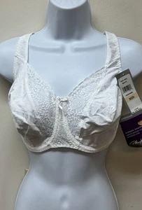 Playtex Secrets Full Figure Hidden Shapers White Bra Size 36DD NEW - Picture 1 of 9