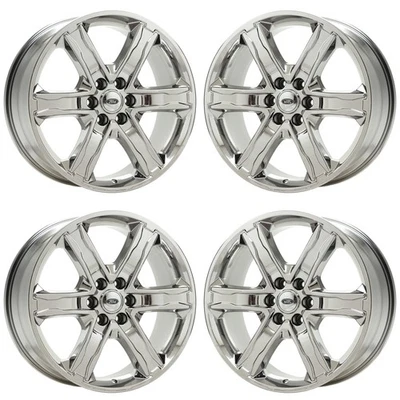 Llantas Ford Expedition 22" cromadas brillantes juego de fábrica OEM 10200 INTERCAMBIO Foto 1 de 4