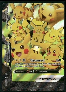 SWSH: Sword & Shield Promo Cards #SWSH141 Pikachu V-Union - Picture 1 of 2
