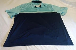 Zelos Athletic Polo Shirt Mens 2XL XXL Blue Short Sleeve Classic Outdoor - Picture 1 of 5