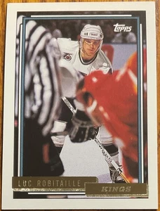1992-93 Topps Gold Luc Robitaille #101 Los Angeles Kings - Picture 1 of 2