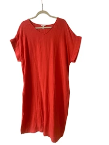 Vestido túnica Eileen Fisher 100% algodón orgánico talla XL - Imagen 1 de 3