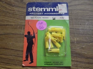 Vintage NOS Stemmler ARCHERY ACCESSORIES #85 PLASTIC NOOKS 5/16" - Picture 1 of 3